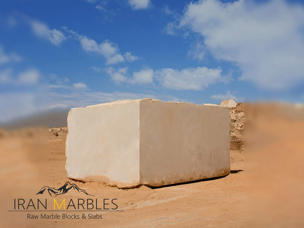 harsin beige marble block